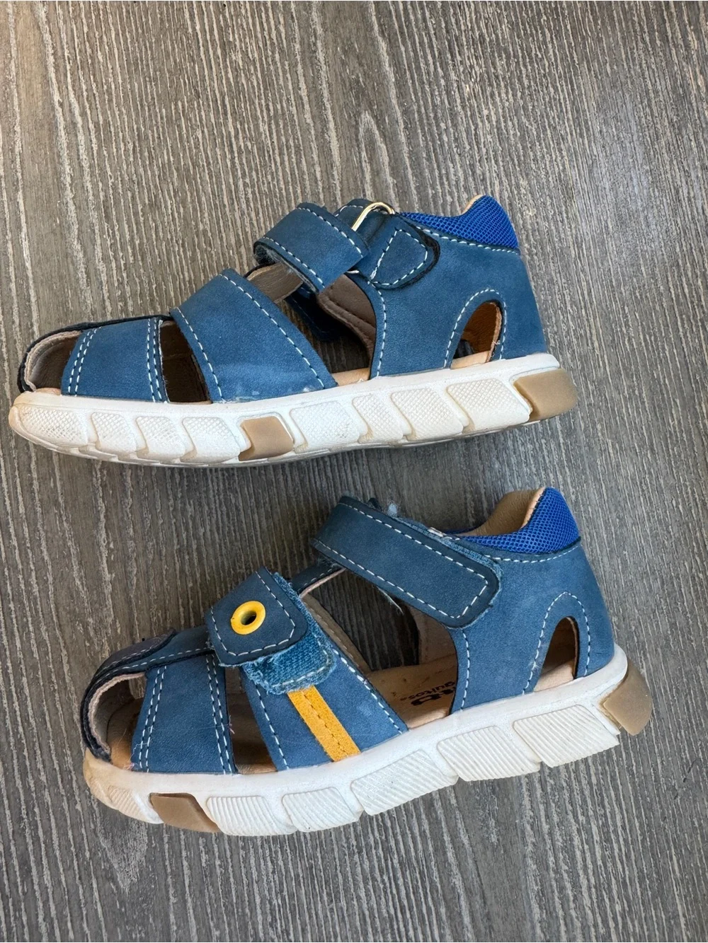 Osito by Conguitos Blue Baby Sandals